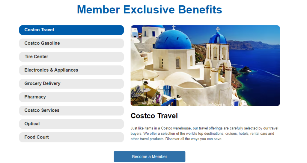 Costco travel membership