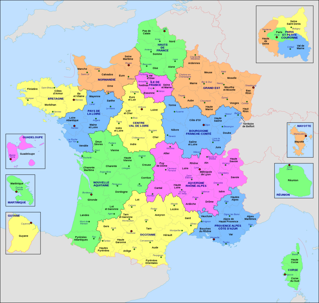 Map of France